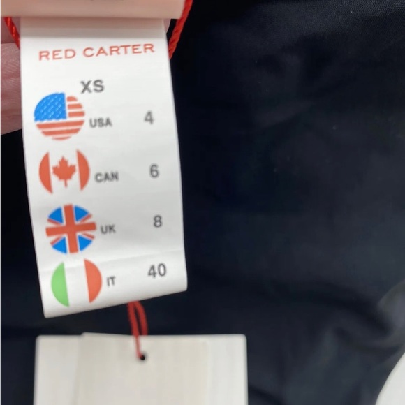 Red Carter . one piece swimsuit. sz XS splice & dice 80’s style high hip. black - Picture 7 of 11